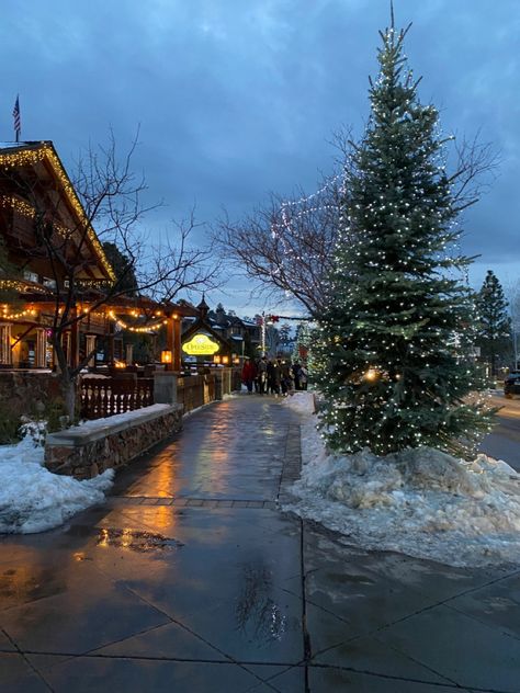 Big Bear California Christmas, Big Bear Christmas, Big Bear Aesthetic, Winter Core Aesthetic, Scott Bartlett, Big Bear California Winter, Big Bear Winter, Christmas Colorado, Winter Astethic