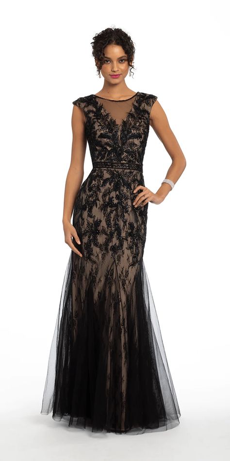 Mother Of The Bride Dresses Long, Mother Of The Bride Gown, Trumpet Dress, Mother Of Groom Dresses, Beaded Tulle, Mob Dresses, Mothers Dresses, Women's Evening Dresses, Black Accessories