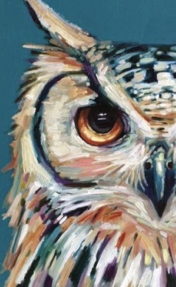 Owls Acrylic Paintings On Canvas, Owls To Paint, Painting Owls Acrylic, How To Paint An Owl, Owl Paintings On Canvas, Easy Animal Paintings, Acrylic Animal Paintings, Abstract Owl Painting, Acrylic Painting On Black Canvas