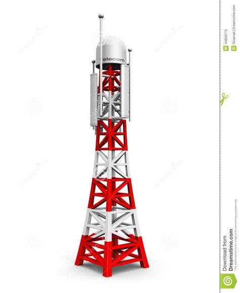 Tower Illustration, Lava Lamp, Stock Illustration, Communication, Novelty Lamp, Tower, Technology, Media