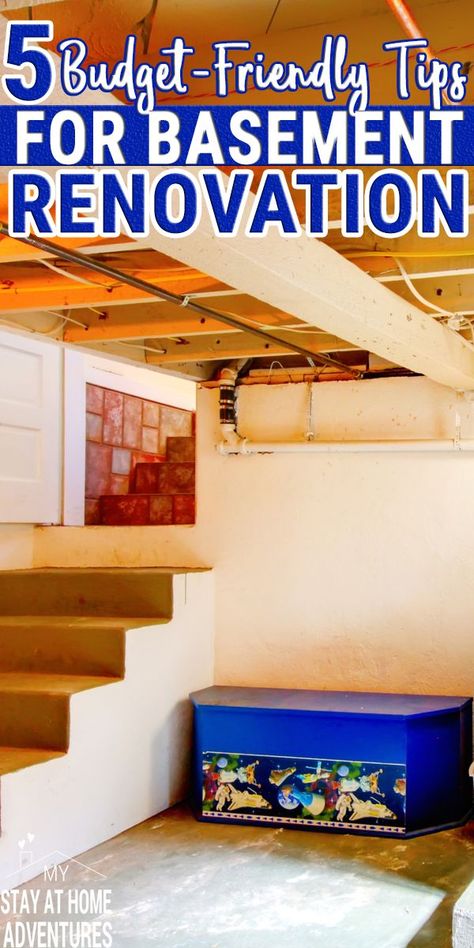 Learn five budget-friendly tips for basement renovation and start working smarter and save money at the same time with these tricks! #remodel #homeimprovement #diy #renovation #ideas #budget Budget Remodel, Basement Living, Basement Bedroom, Home Improvement Loans, Basement House, Bug Spray, Basement Renovations, Diy Renovation, Household Products