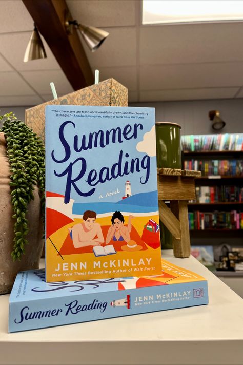 When a woman who’d rather do anything than read meets a swoon-worthy bookworm, sparks fly, making for one hot-summer fling in New York Times bestselling author Jenn McKinlay's new rom-com. Enjoy reading this book this summer!! #book #summerreads #summer #reading #summerreadinglist #novel #fiction #adultromance #romanticcomedy #tbr #tbrlist #bookrecommendations #shoplocal summer reading, jenn mckinlay, aesthetic reading pictures, summer reads, tbr, summer tbr, beach reads, adult romance books Aesthetic Reading Pictures, Summer Fantasy Books, Summer Books For Women, Books To Read In Summer, Summer Romance Books, Summer Reading Jenn Mckinlay, Ya Summer Romance Books, Books Like Every Summer After, Classics To Read In Summer