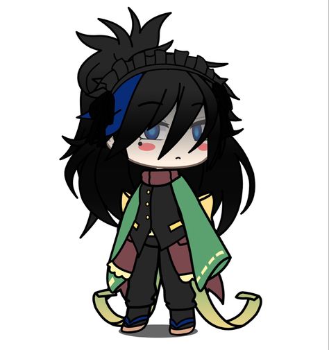 Plz do not copy/repost! #gacha #gachalife #kny #demonslayer #kimetsunoyaiba #giyuu #tomioka Giyuu Gacha Club, Gl Outfits, Gacha Demon, Gacha Clothes, Oc Gacha, Gacha Outfits, Gacha Ideas, Gacha Oc, Chroma Key