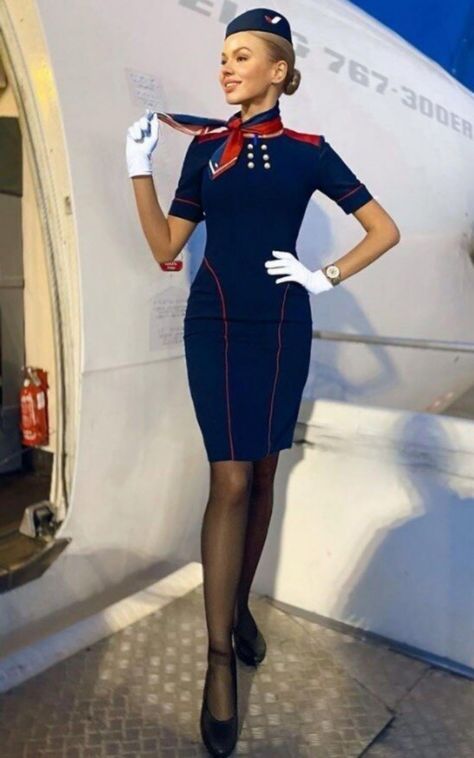 Flight Attendant Dress To Impress, Air Hostess Outfit, Flight Attendant Uniform Fashion, Flight Attendant Outfit, Air Hostess Dress, Flight Attendant Costume, Air Hostess Uniform, Stewardess Uniform, Gowns Short