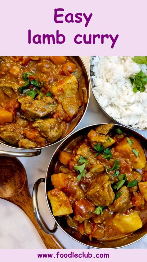 Lamb Korma, Lamb Curry Recipes, Lamb Shank Recipe, Lamb Stew Recipes, Afghan Food Recipes, Curry Recipes Easy, Dinner Party Dishes, Korma Recipe, Curry Stew