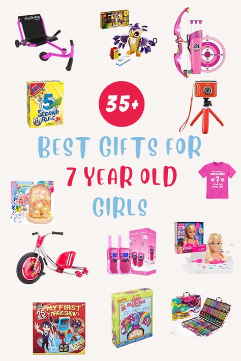 Best Toys for 7 Year Old Girls – FUN TOYS FOR KIDS Best Gifts For 7 Year Girl, Christmas Gifts For 7 Year Girl, Toys For 7 Year Girl, Gifts For 7 Year Girl, Girl Toys Age 8, Fun Toys For Kids, Creative Toys For Kids, Up Craft, Bow And Arrow Set