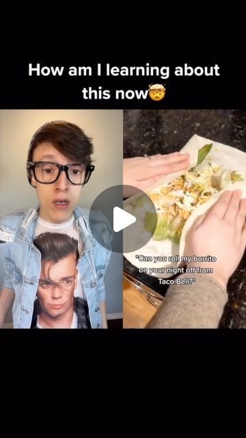 The Mannii on Instagram: "Life Hack: Making Burritos 🌯 #comedy" Amazing Food Hacks, Taco Time, Taco Shells, Culinary Techniques, Food Mexican, Raw Foods, Taco Stuffed Shells, Brunch Ideas, Food Website