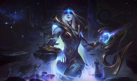 Cosmic Queen Ashe :: League of Legends (LoL) Champion Skin on MOBAFire Cosmic Queen, Ashe League Of Legends, Xin Zhao, League Legends, Lol Champions, Splash Art, Royal Court, Zooey Deschanel, Warrior Girl