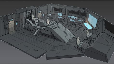 Fi Sci Spaceship Interior | quick sketch of a space destroyer's bridge and CIC combined. Description from pinterest.com. I searched for this on bing.com/images Space Destroyer, Spaceship Bridge, Ship Bridge, Character Environment, Scifi Environment, Scifi Interior, Sci Fi Ship, About Character, Sci Fi Architecture