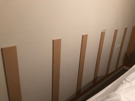 A How To - Wall panelling Stair Paneling, Living Room Panelling, Mdf Wall Panels, Wooden Panelling, Wall Paneling Diy, Wall Panels Bedroom, Downstairs Toilet, Hallway Designs, Wall Panelling