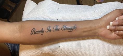 Beauty In The Struggle Tattoo J Cole, There’s Beauty In The Struggle Tattoo, 4 Your Eyes Only J Cole Tattoo, Beauty In The Struggle Tattoo, Rod Wave Tattoo Ideas, Struggle Tattoo, Body Journal, J Cole Tattoo, J Cole Quotes