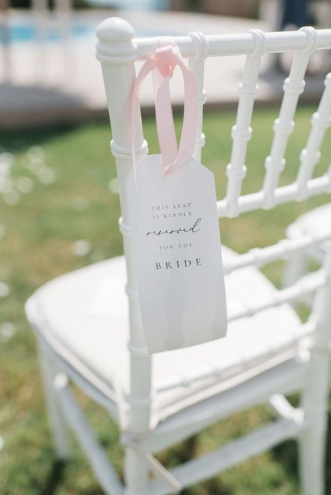 White Wedding Chairs, Reserved Seating Wedding, Seating Wedding, Chairs Wedding, Reserved Seating, Reserved Signs, Wedding Chairs, Sign Wedding, Wedding Seating