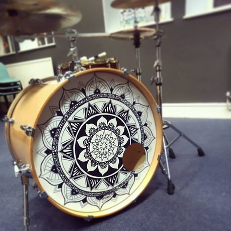 Drumhead Art, Drum Head Art, Head Art, Drum Heads, Drum Head, Bass Drum, My Girlfriend, Drum Kits, Drum And Bass