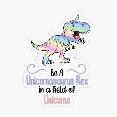 Tattoo Dinosaur, Rex Tattoo, T Rex Tattoo, Cute T Rex, Unicorn Quotes, Unicorn Tattoos, Dinosaur Funny, Cute Shirt Designs, Unicorn Art