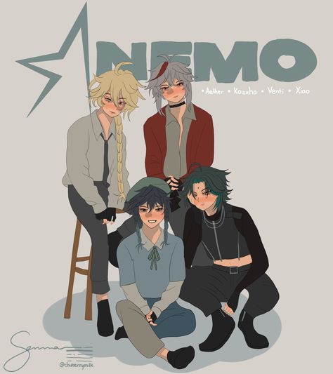 Xiao Modern Au Fanart, Anemo Boys, Xiao Genshin, Single And Happy, Magic Aesthetic, Quick Sketch, Anime One, Animated Icons, Funny Cute