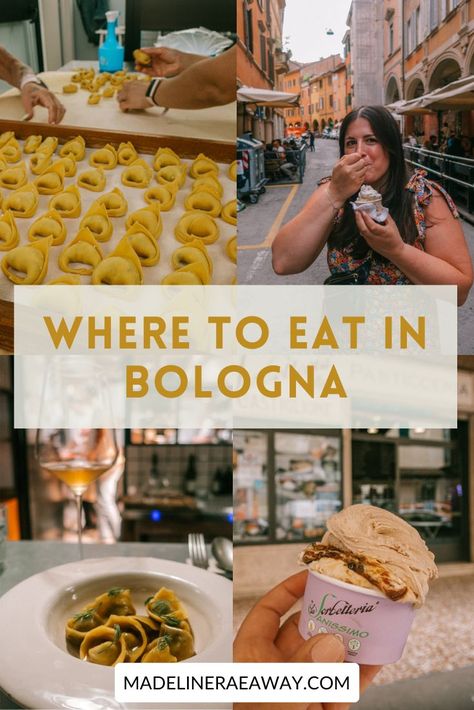 Bologna is the best food city in Italy and I have eaten at some of the best restaurants in the whole world in this city. Here's a big Bologna restaurant guide with the best places to eat, where to have the best gelato, the best Bologna food tour, and what to eat in Bologna. Bologna Italy Things To Do, Where To Stay In Bologna Italy, What To Do In Bologna Italy, Bologna Italy Food, Things To Do In Bologna Italy, Bologna Nightlife, Bologna Breakfast, Bologna Restaurants, Italy Northern