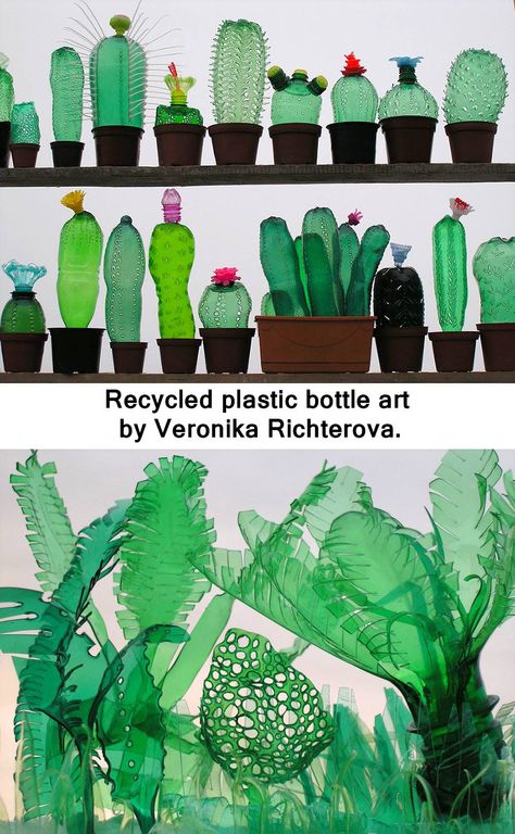 Plastik Recycling, Plastic Bottle Art, Plastic Bottle Flowers, Recycled Art Projects, Trash Art, Sustainable Art, Upcycled Art, Plastic Art, Plastic Bottle Crafts