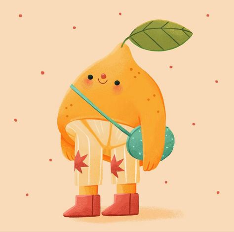 Fruit Character, Lemon Boy, Art Procreate, Boy Illustration, Character Graphic, Fruit Art, Illustration Artists, Moon Child, Character Illustration