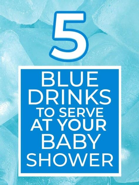 Blue Bridal Shower Punch, Blueberry Punch Recipes, Blue Gender Reveal Drink, Blue Bridal Shower Drinks, Blue Drink For Gender Reveal, Baby Boy Shower Punch Recipe, Non Alcoholic Blue Punch, Blue Raspberry Punch, Blue Drink For Baby Shower Boys