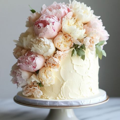 Chic Floral Small Wedding Cakes: Top Tips & Inspo to Wow - Yeah Weddings Small Wedding Cake, Intimate Garden Wedding, Intimate Garden, Small Wedding Cakes, Beautiful Centerpieces, Vanilla Buttercream, Romantic Look, Delicate Details, Small Wedding