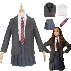 Musical Cosplay, Costume School Uniform, Matilda Costume, Best Kids Costumes, Matilda The Musical, Book Week Costume, Halloween Party Outfits, Coat Skirt, Soft Dog