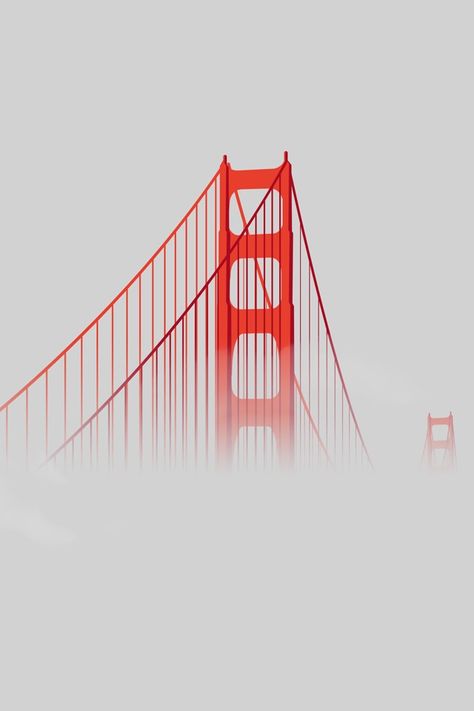 Red Bridge In Clouds #iPhone 4s #Wallpaper Golden Gate Bridge Wallpaper, Bridge Wallpaper, San Francisco Golden Gate Bridge, Architecture Panel, Architecture Wallpaper, Architecture Collage, Iphone 6 Wallpaper, Architecture Old, Ipad Wallpaper