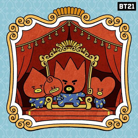 BT21 on Twitter: "Crown Jewels of Planet BT 👑 #BT21_UNIVERSE #TATA #FAFA #TUTU #TITI #BT21… " Tata Family, Bts Au, Bts Poster, Bt 21, Min Min, Fanart Bts, Bts Art, Minecraft Art, Bts Drawings