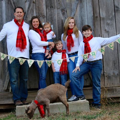 Large Family Christmas Photos, Pictures With Santa Outfits, Family Christmas Cards Photo Ideas, Christmas Outfits For Family Pictures, Holiday Photos Outfits, Xmas Pics, Funny Christmas Photos, Christmas Pic, Portraits Ideas