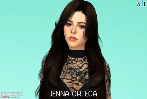 Jenna Ortega Sims 4 Cc, Sims 4 Jenna Ortega, Jena Ortega, Sims 4 Cas, My Sims, Sims4 Cc, Jena, Jenna Ortega, Sims Cc