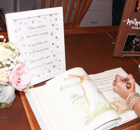 guest book ideas for a baby shower Baby Shower Guest Sign In Ideas, Baby Shower Book Signing, Baby Shower Entrance Table, Baby Shower Welcome Table, Baby Shower Guest Book Ideas, Shower Guest Book Ideas, Baby Shower Guest Book Sign, Chelsea Baby, Baby Books Diy