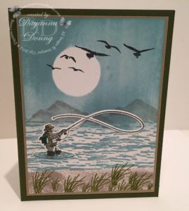 Homemade Fishing Birthday Cards, Zindorf Cards, Fish Stamp, Fishing Birthday Cards, Fish Cards, Man Fishing, Spinner Card, Man Cards, Guy Cards