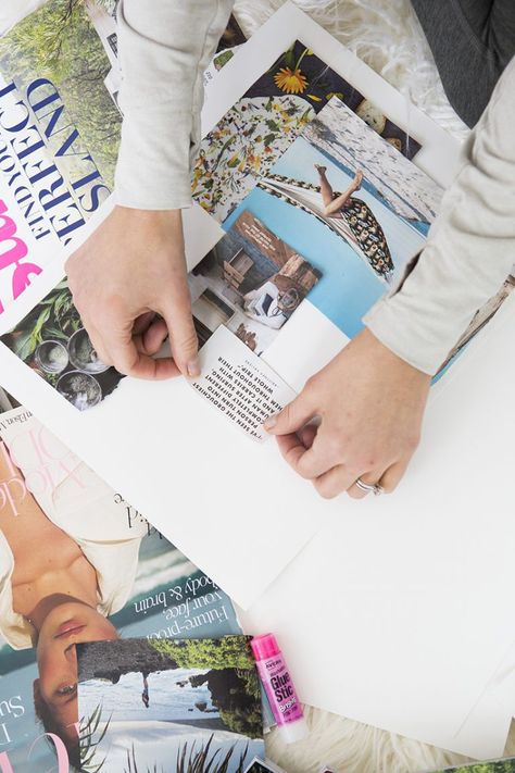 Why Vision Boarding is Our New Favorite Girls Night Dream Board Diy, Making Vision Boards, Empowerment Activities, Vision Board Workshop, Vision Boarding, January Activities, Neon Girl, Vision Board Party, Camille Styles