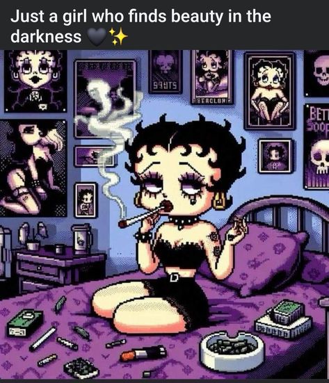 Betty Boop Pixel Art Grid, Baddie Wallpaper, Baddie Vibes, Betty Boop Art, Betty Boop Pictures, Music Pics, Hippie Art, Funky Art, Wallpaper Iphone Cute