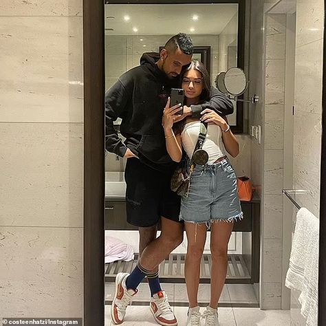 Nick Kyrgios Girlfriend, Tennis Girlfriend, Nick Kyrgios, Tennis Champion, New Girlfriend, Tennis Clothes, Designer Gifts, Couple Aesthetic, Tennis Players