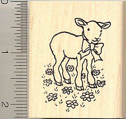 Spring Lamb Rubber Stamp Easter -- Click image to review more details. Lamb Drawing, Lamb Tattoo, Spring Lambs, Lucy Van Pelt, Easter Parade, Sheep And Lamb, Craft Printing, Design Drawings, Church Decor