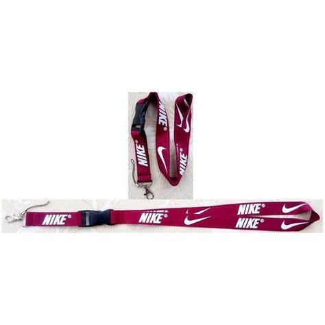 Nike Lanyard Keychain Holder Maroon Red with White ($9.95) ❤ liked on Polyvore featuring accessories, nike and fob key chain Nike Lanyard, Keychain Holder, Lanyard Keychain, Maroon Red, Car Stuff, Key Chain, Lanyard, Keychains, Key