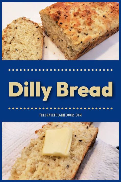 Dilly Bread Recipe, Dill Bread Recipe, Dilly Bread, Homemade Yeast Bread, Dill Bread, Homemade Yeast, Savory Bread Recipe, Seed Bread, Savory Bread