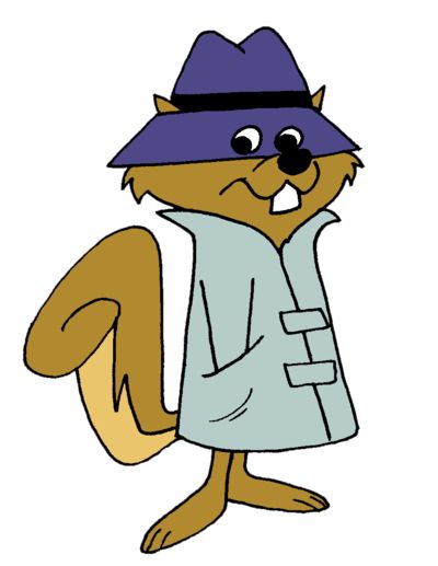 Secret Squirrel (transparent) Underground Illustration, Squirrel Cartoon, 70s Cartoons, Secret Squirrel, Old Cartoon Characters, Kids Cartoon Characters, Best Cartoons Ever, Hanna Barbera Cartoons, Looney Tunes Cartoons