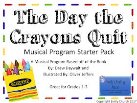 Music Program Ideas, The Day The Crayons Quit, Day The Crayons Quit, Performance Ideas, Holey Moley, Kindergarten Music, Learn Singing, Music Teaching Resources, Oliver Jeffers