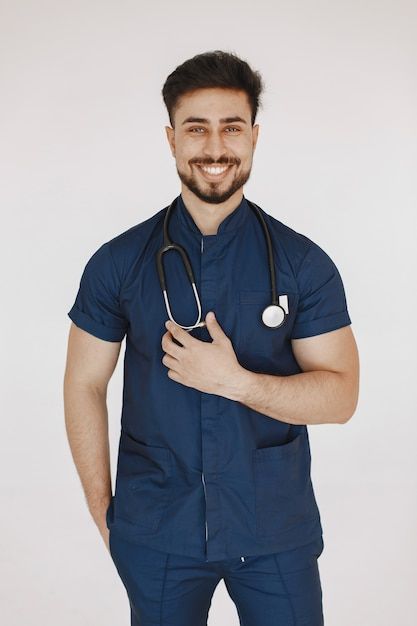 Doctors Uniform Men, Doctor Uniform Men, Medical Uniforms Doctors, Male Nurse Uniform, Doctor Poses, Doctors Uniform, Medical Scrubs Men, Indian Doctor, Men Scrubs