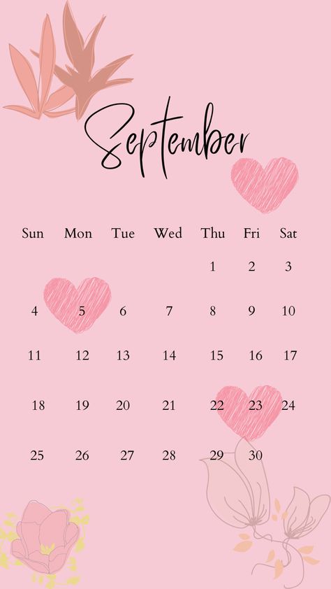 Pink september Pink September Calendar 2024, September Birthday Wallpaper, Pink Calendar Aesthetic, Month Widget, Hello September Aesthetic, September Wallpaper Aesthetic, Pink September, Lash Spa, September Quotes