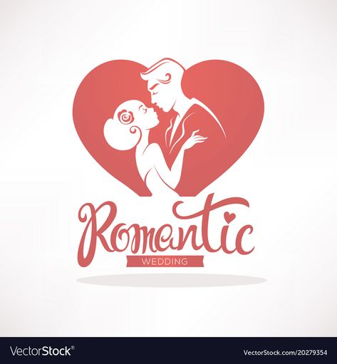 Wedding Logo, Logo Emblem, Playlist Covers, Wedding Logos, Kissing Couples, Wedding Vector, Emblem Logo, Music Playlist, Romantic Wedding