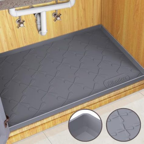 Under Sink Mat, Under Sink Organizer, Standard Kitchen, Cabinet Shelf, Under Sink Organization, Sink Mats, Sink Organizer, Drip Tray, Under Sink