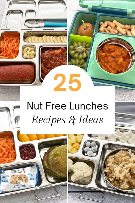 Nut free and peanut free lunches by The Allergy Chef. Allergy Friendly Recipes For Kids, Peanut Free Lunches For Kids, Nut Free Lunch Ideas, Nut Free Lunches For Kids, Nut Free Lunches, Lunch Ideas Recipes, Lunches For Kids, Dairy Free Lunch, Gluten Free Lunch