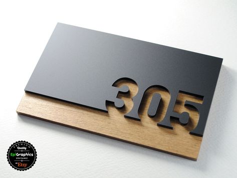 EpiGraphicsSigns - Etsy India Door Number Sign, Entrance Signage, Hotel Signage, Room Signage, Wood Signage, Door Signage, Wooden Signage, Office Signage, Wayfinding Signs