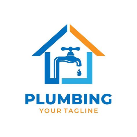 Plumbing Service Logo Design Vector Template Service Logo Design, Plumbing Logo, Work Logo, Service Logo, Banner Background Images, Banner Background, Vector Template, Design Vector, Plumbing