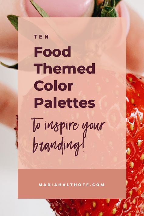 Themed Color Palettes, Food Colors Palette, Graphic Design Free, Branding Workbook, Freelancing Tips, Lots Of Food, Business Colors, Brand Color Palette, Graphic Design Lessons