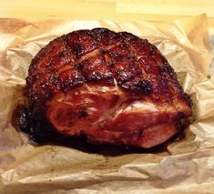 Roast Dinner Ideas, Honey Roast Gammon, Baked Gammon, Roast Gammon, Gammon Recipes, Sunday Roast Dinner, Roasted Ham, Glazed Ham, Christmas Ham