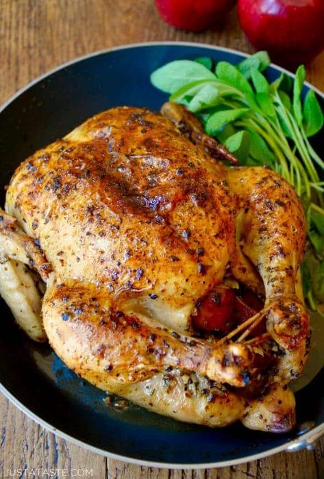 Meals To Cook With Chicken, Stuffed Whole Chicken Recipes, Stuff Chicken, Chicken Tips, Whole Baked Chicken, Meals To Cook, Cooking Whole Chicken, Whole Chicken Recipes, Just A Taste