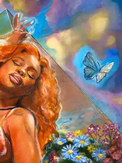 Sza Singer Drawing, Sza Fanart, Sza Poster Art, Sza Singer, Noir Art, Black Love Art, Drawing Inspo, Black Art, Love Art